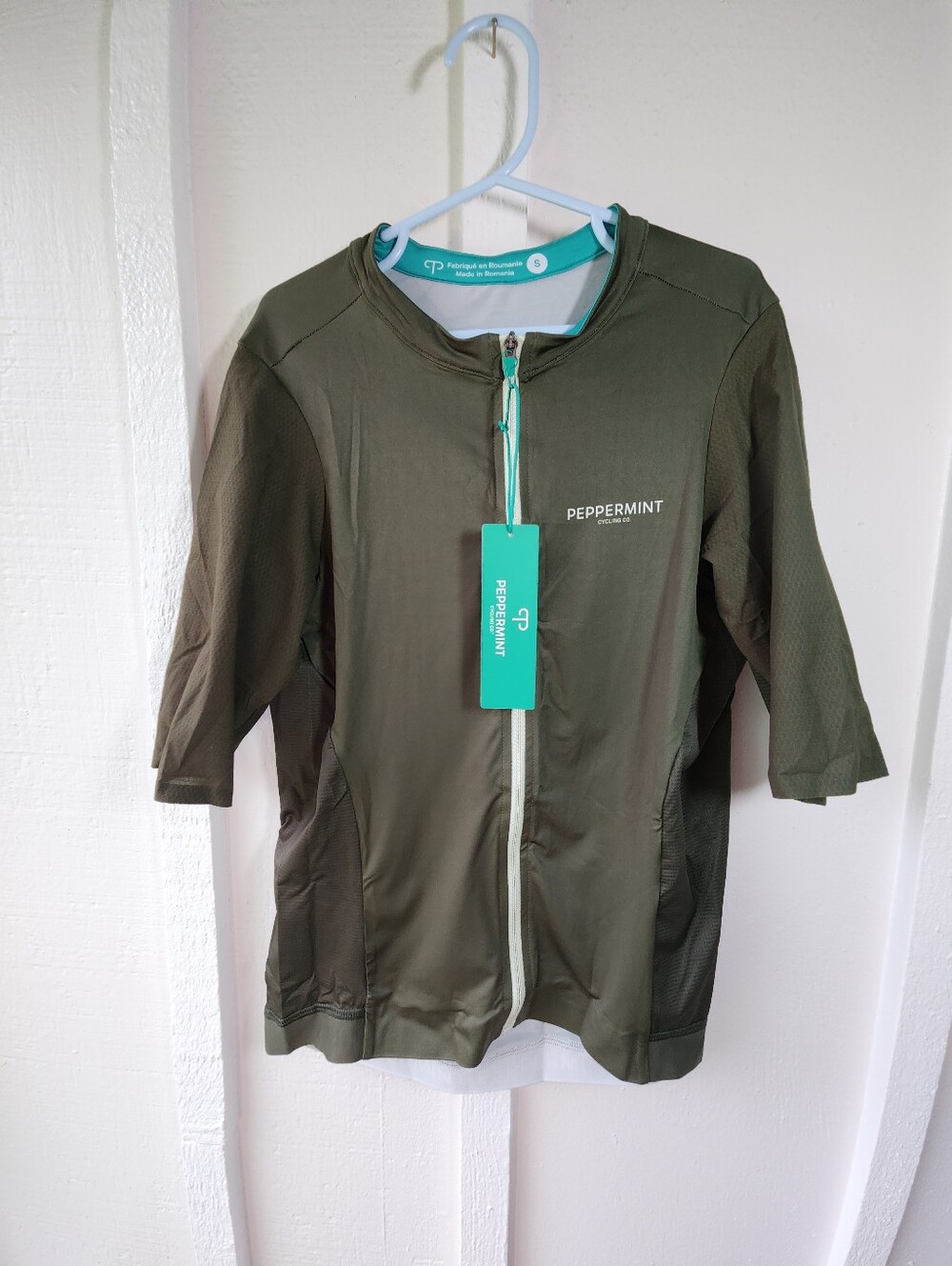 New Peppermint Cycling Signature Jersey In Spruce Size Small